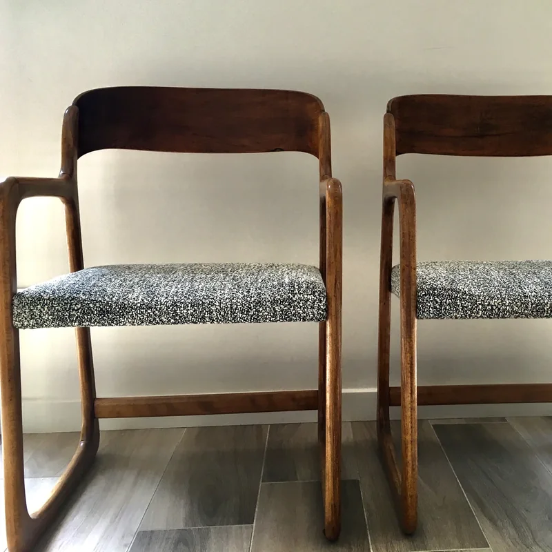 Paire de chaises Baumann